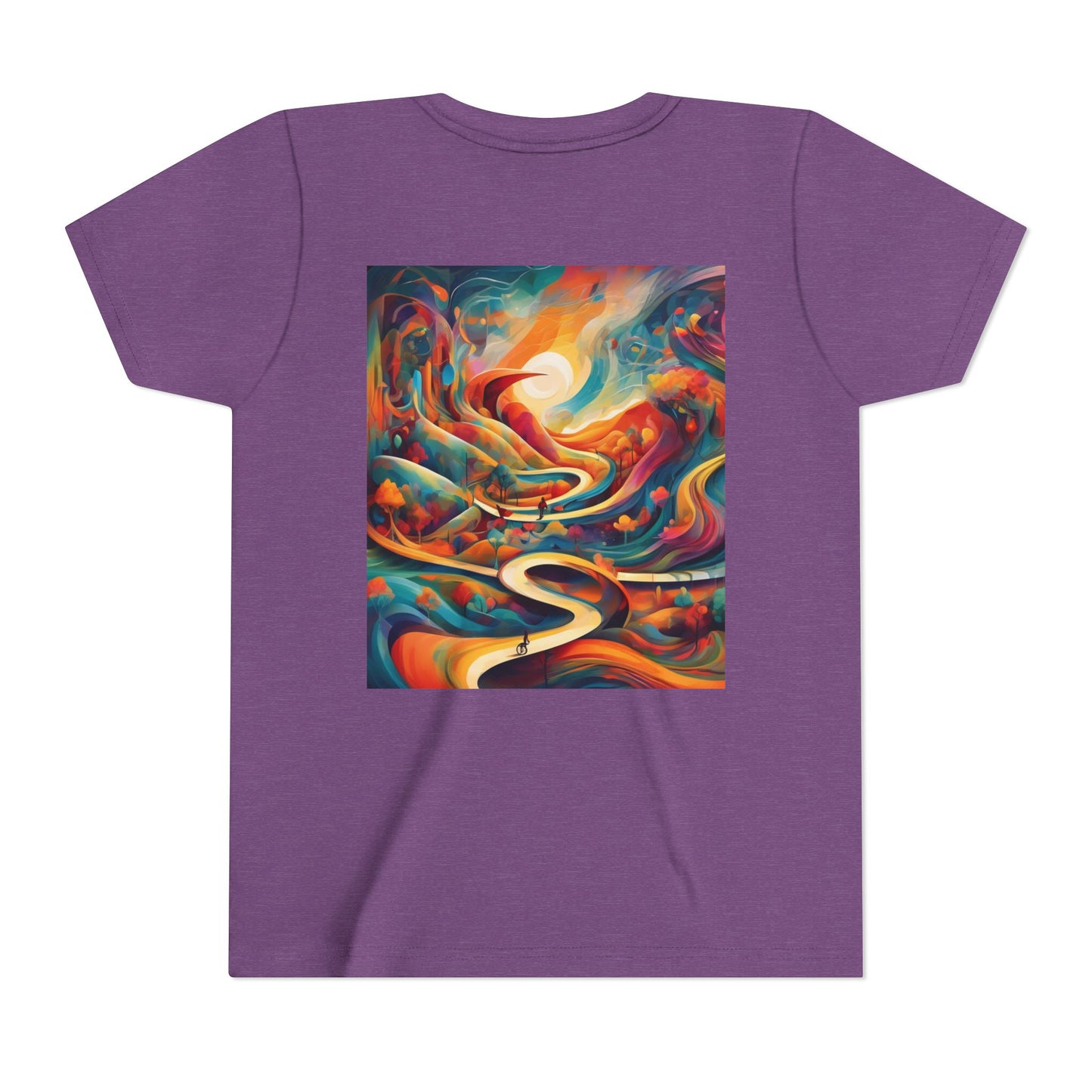 Youth Short Sleeve Tee - Inspirational Art with 'Chances Make Champions' Design