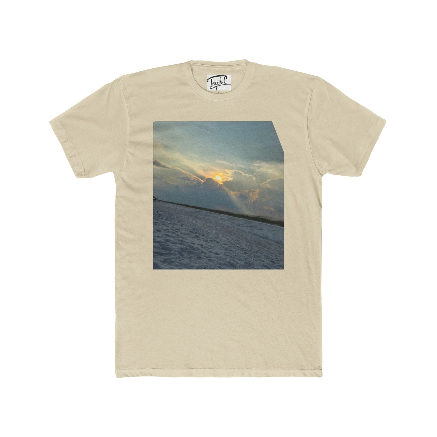 Copy of Sunset Breeze Unisex Cotton Crew Tee - Relaxed Beach Vibes