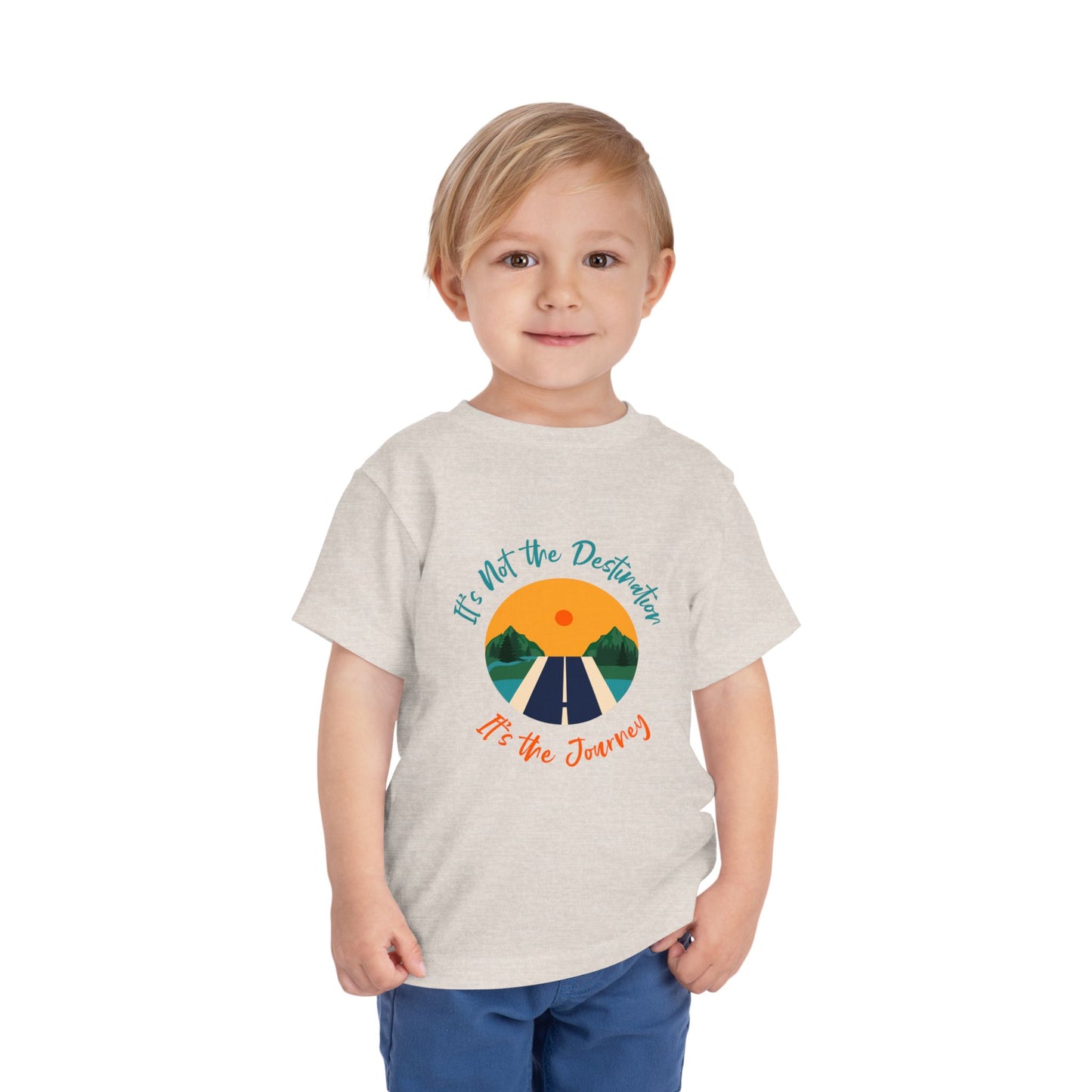 Toddler Adventure Tee - Inspirational Journey, Kids Summer Shirt, Cute Toddler Apparel, Family Vacations, Outdoor Fun