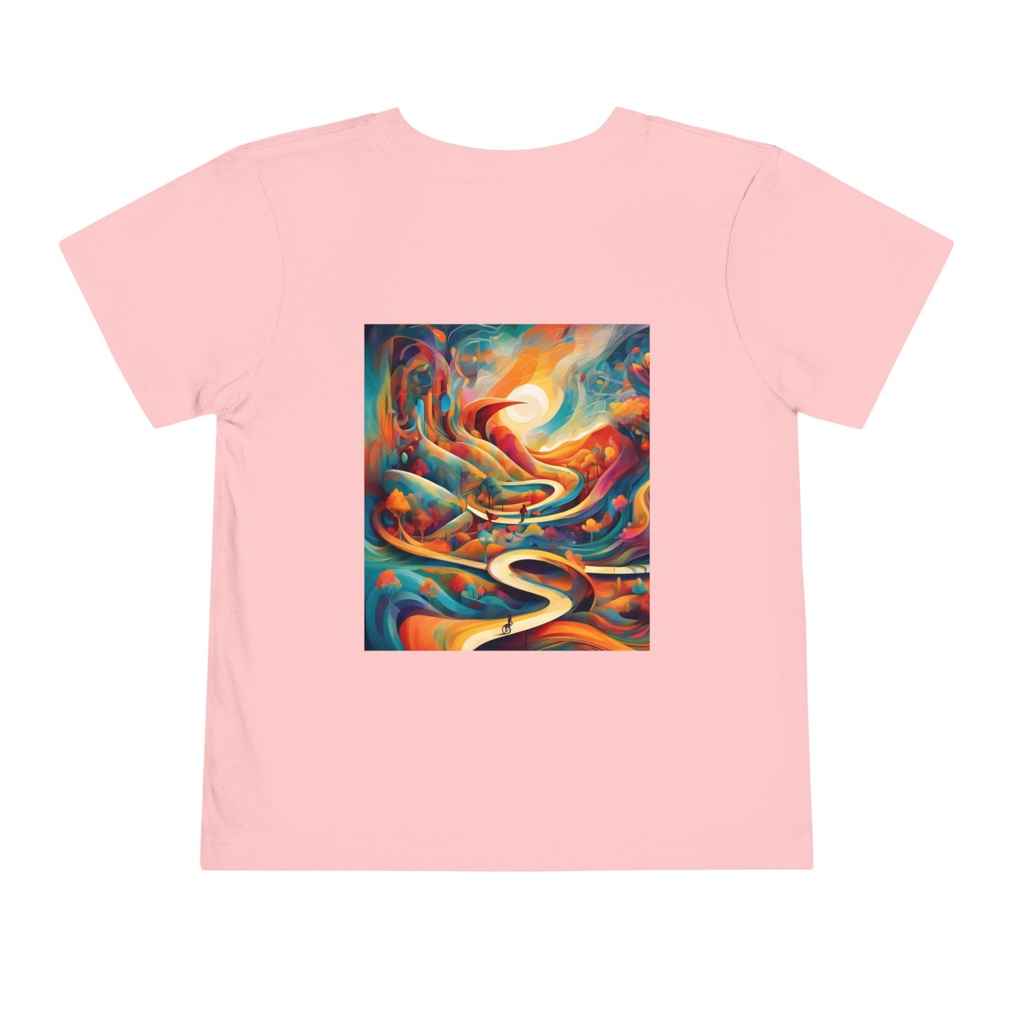 Inspirational Toddler Short Sleeve Tee - "Chances Make Champions" Adventure Design