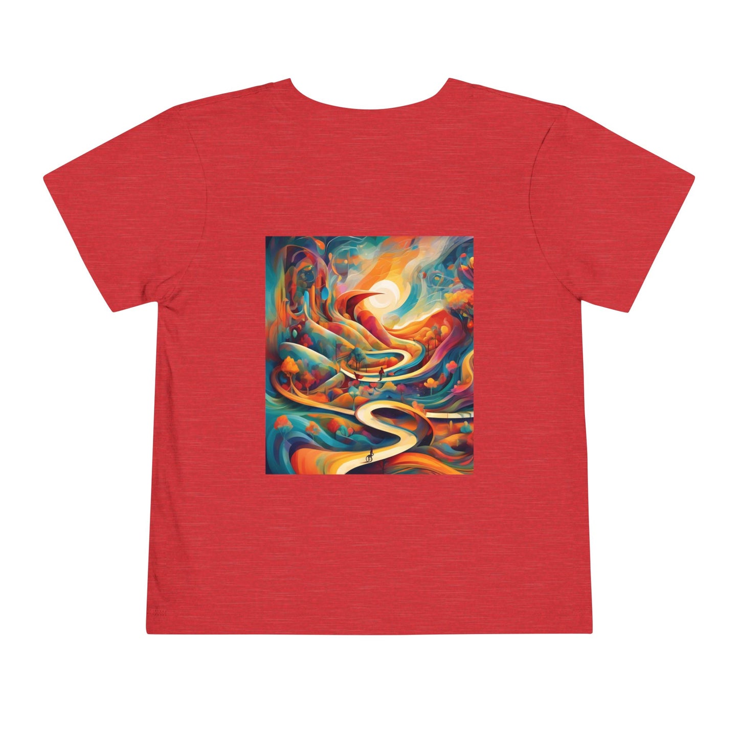 Inspirational Toddler Short Sleeve Tee - "Chances Make Champions" Adventure Design