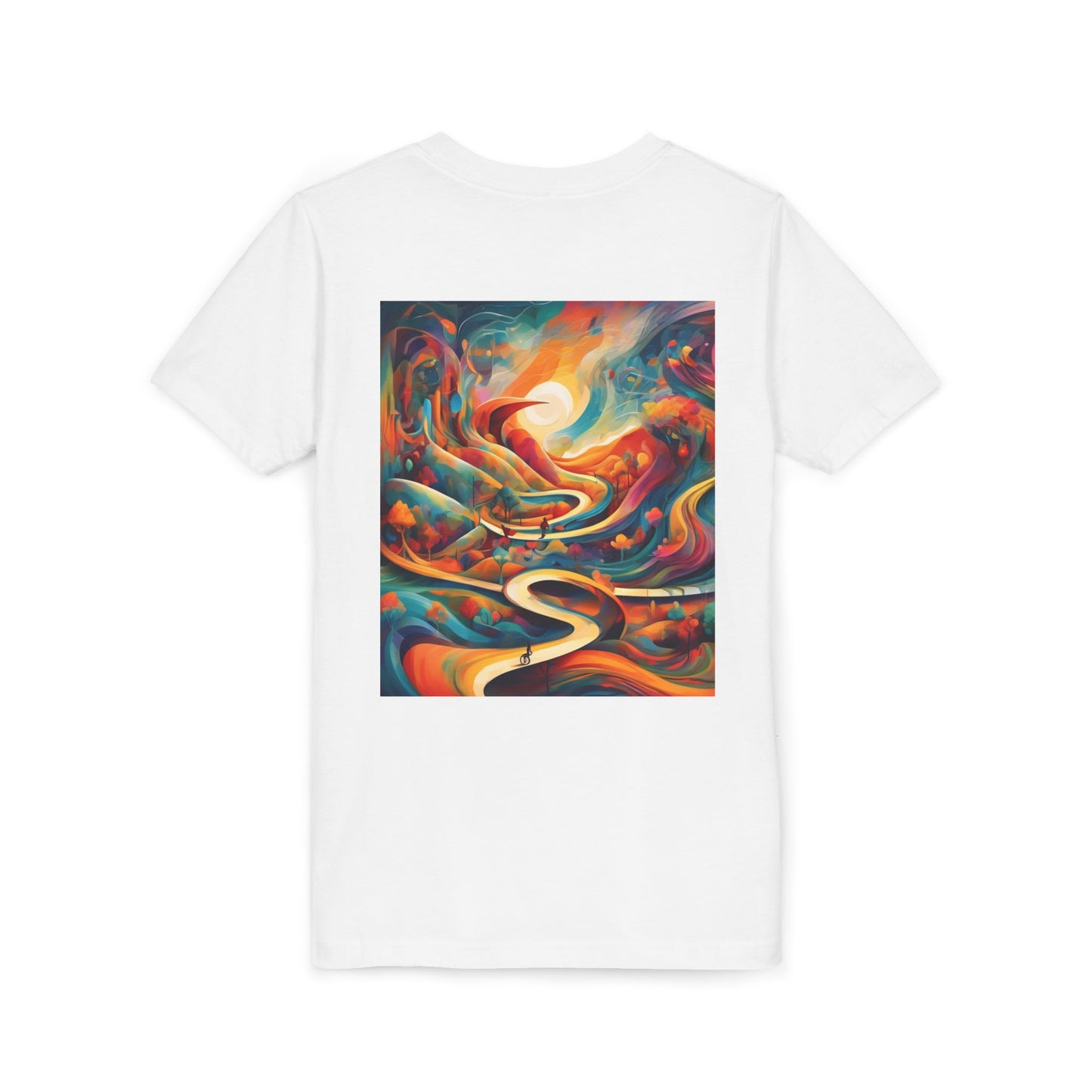 Youth Short Sleeve Tee - Inspirational Art with 'Chances Make Champions' Design