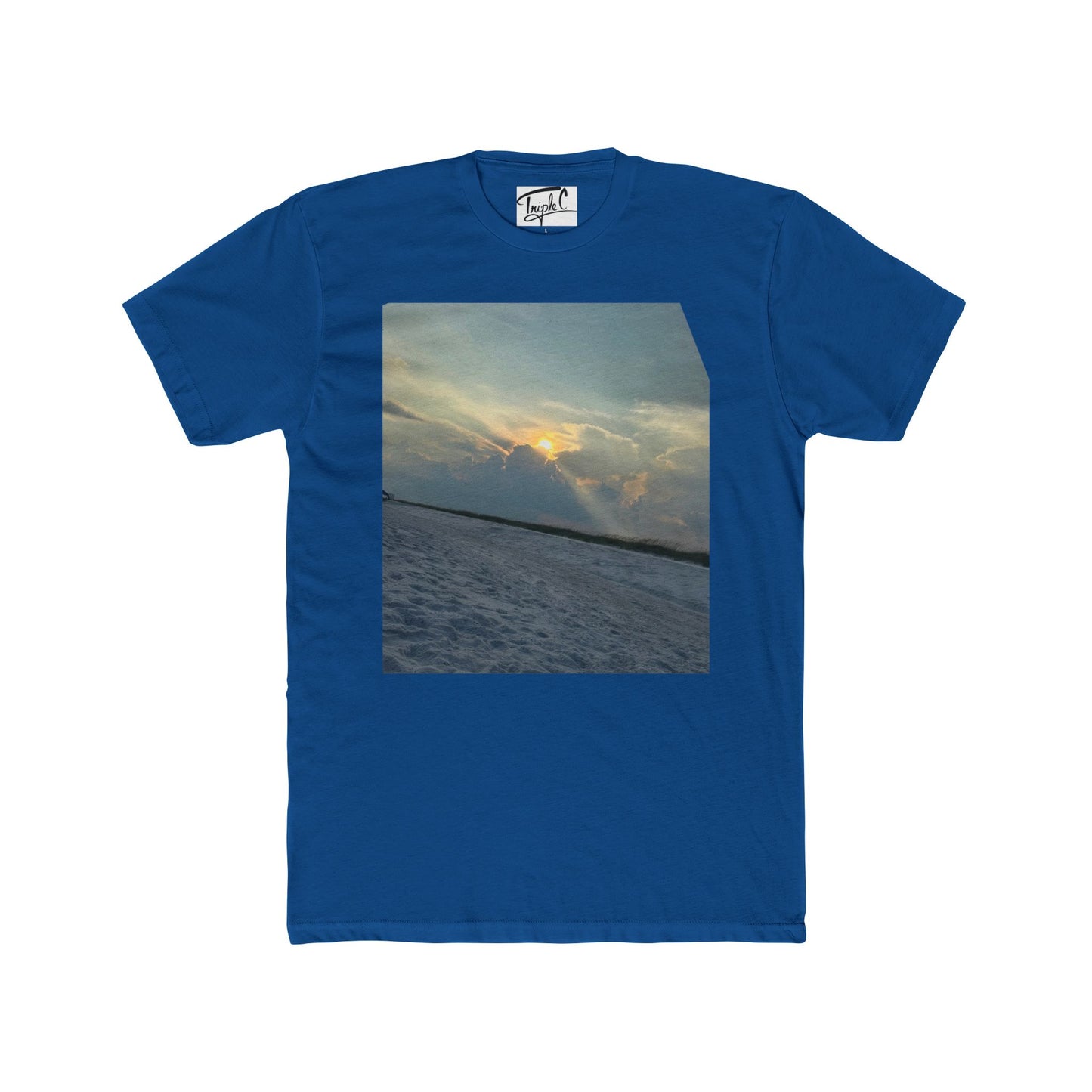 Copy of Sunset Breeze Unisex Cotton Crew Tee - Relaxed Beach Vibes