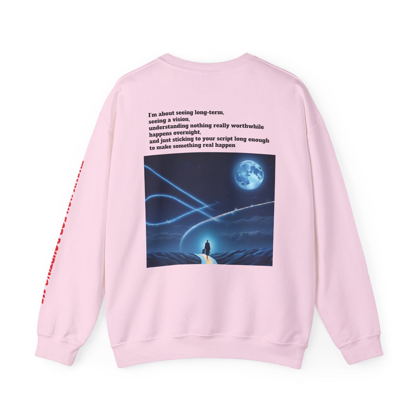Inspirational Crewneck Sweatshirt - Thank You For Supporting Me