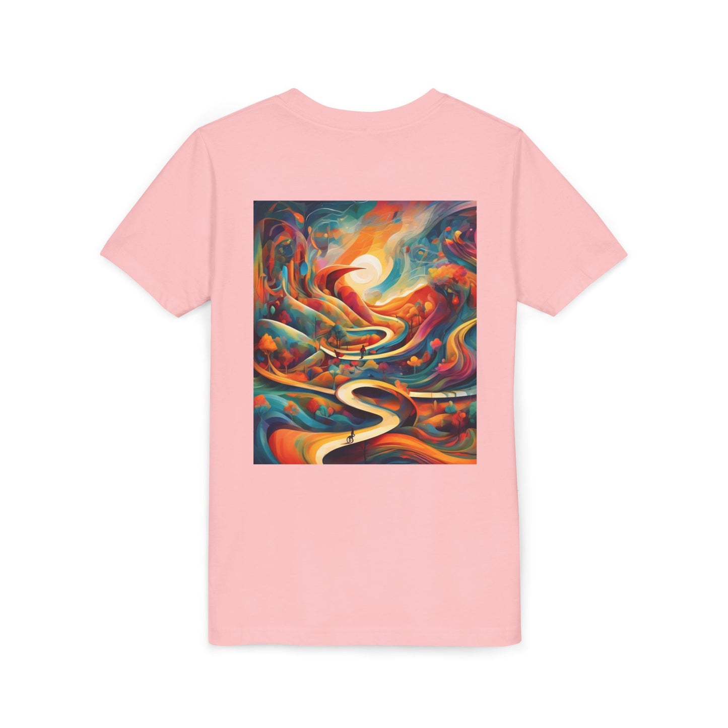 Youth Short Sleeve Tee - Inspirational Art with 'Chances Make Champions' Design