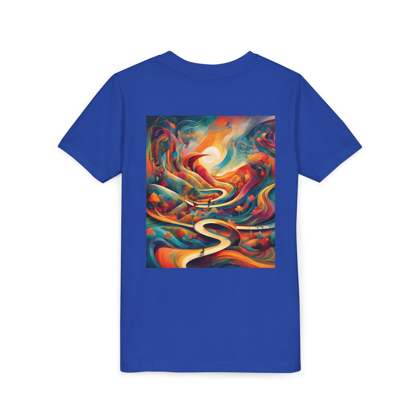 Youth Short Sleeve Tee - Inspirational Art with 'Chances Make Champions' Design