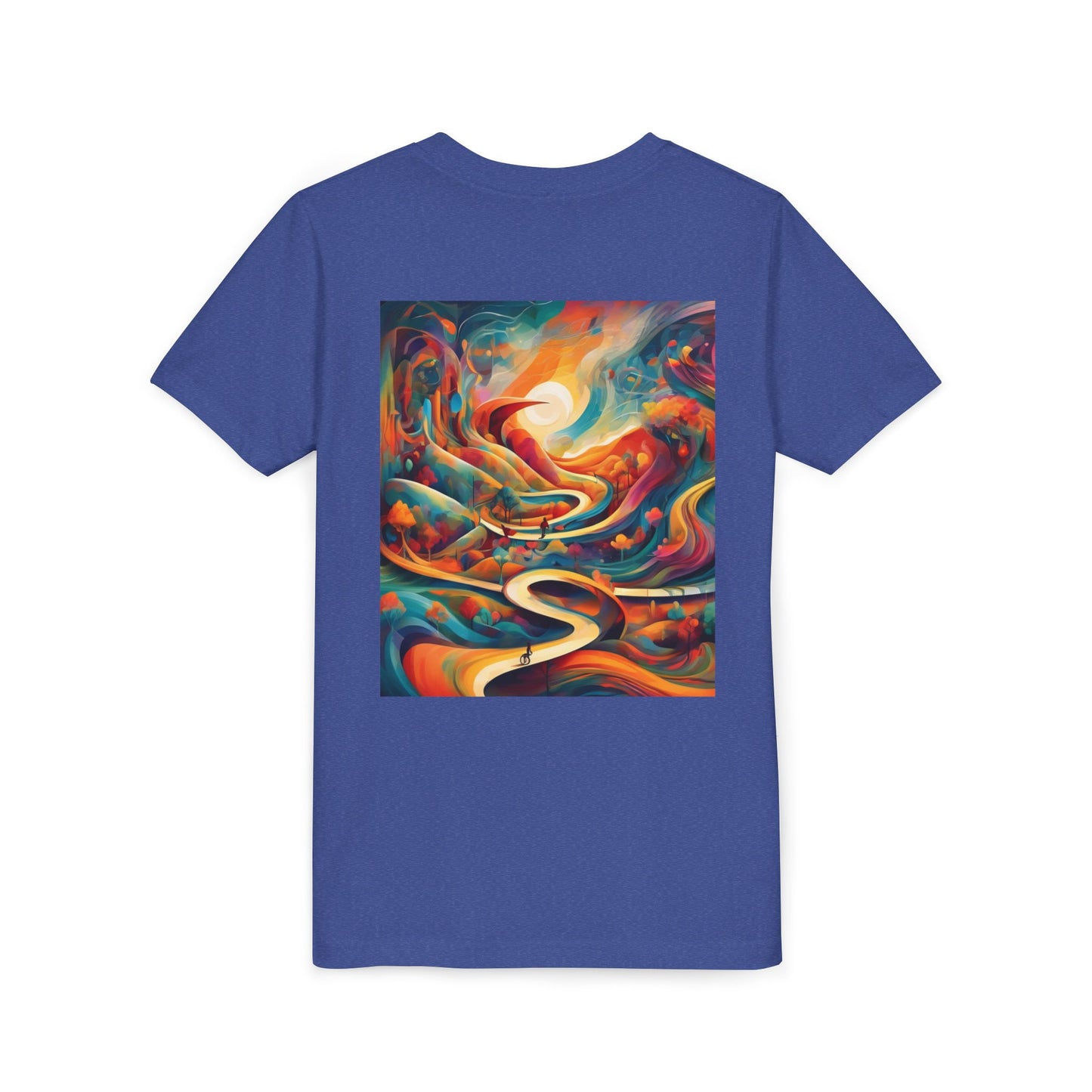 Youth Short Sleeve Tee - Inspirational Art with 'Chances Make Champions' Design