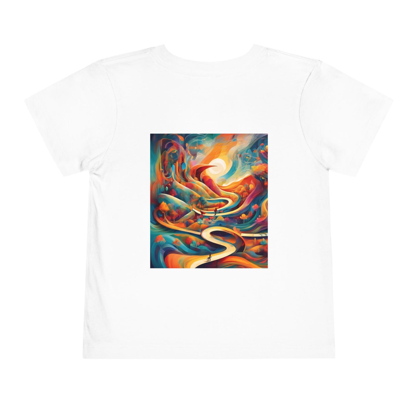 Inspirational Toddler Short Sleeve Tee - "Chances Make Champions" Adventure Design