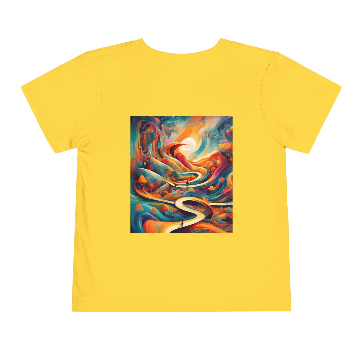 Inspirational Toddler Short Sleeve Tee - "Chances Make Champions" Adventure Design