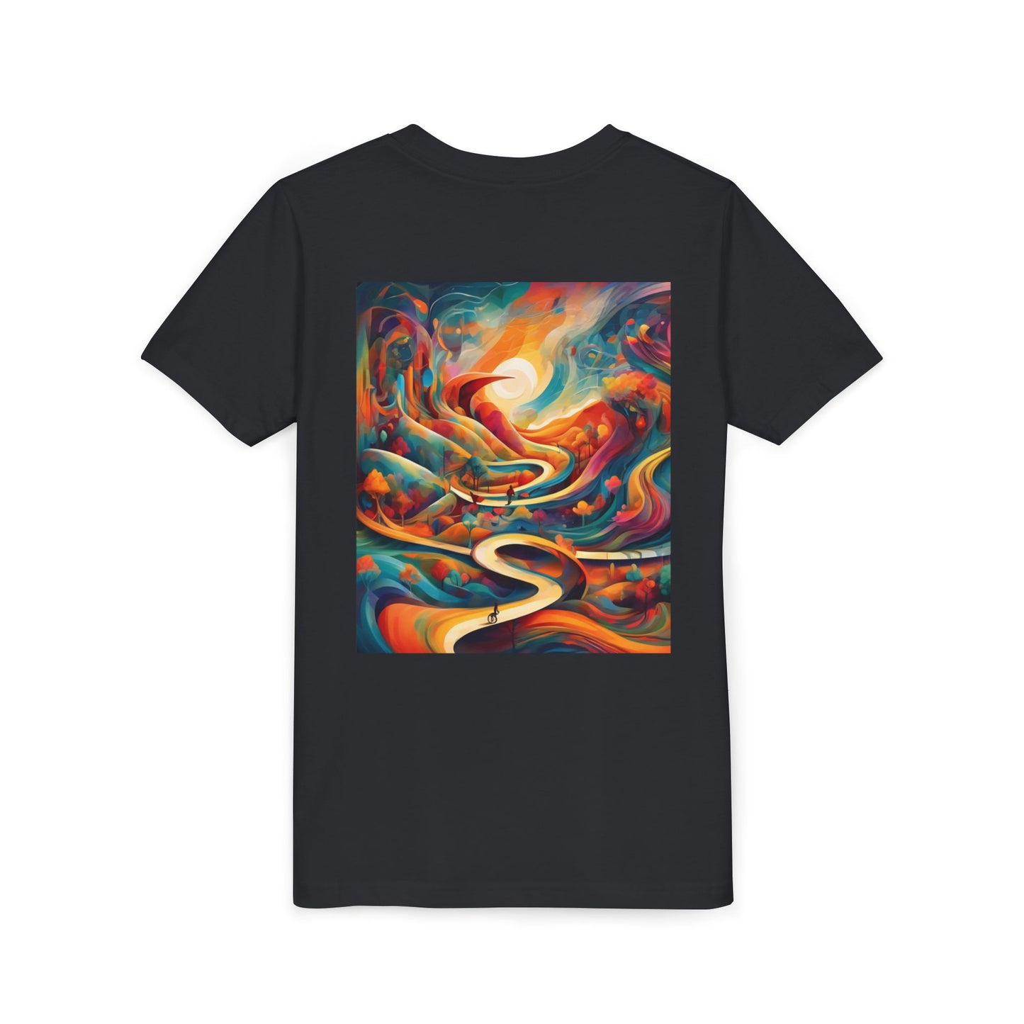 Youth Short Sleeve Tee - Inspirational Art with 'Chances Make Champions' Design