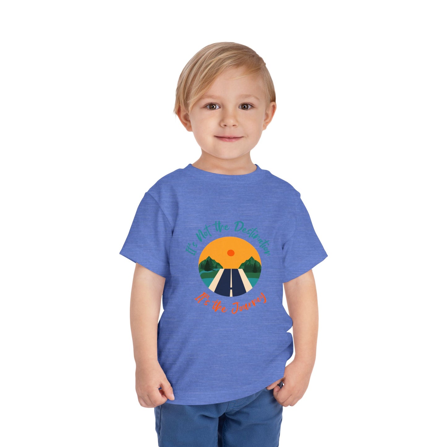 Toddler Adventure Tee - Inspirational Journey, Kids Summer Shirt, Cute Toddler Apparel, Family Vacations, Outdoor Fun