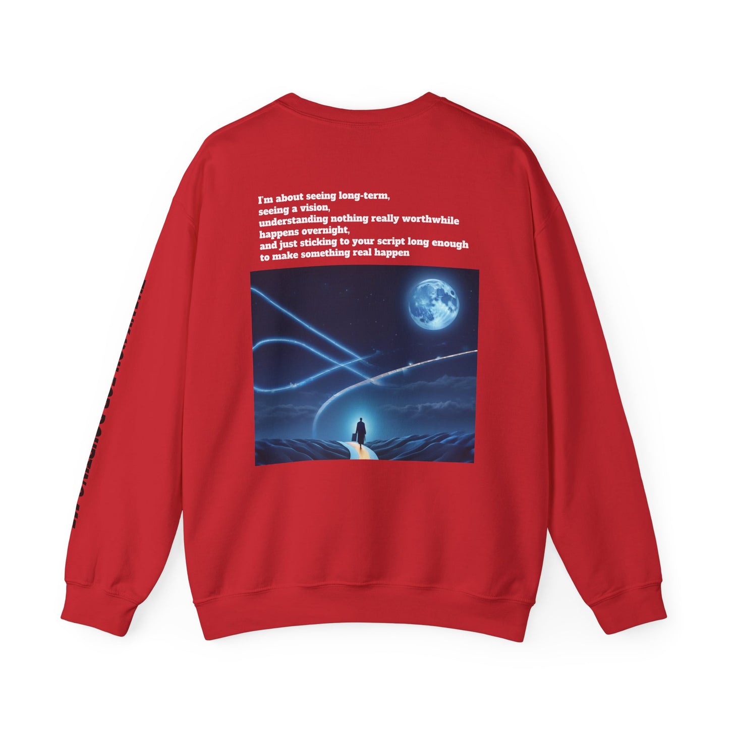 Inspirational Crewneck Sweatshirt - Thank You For Supporting Me