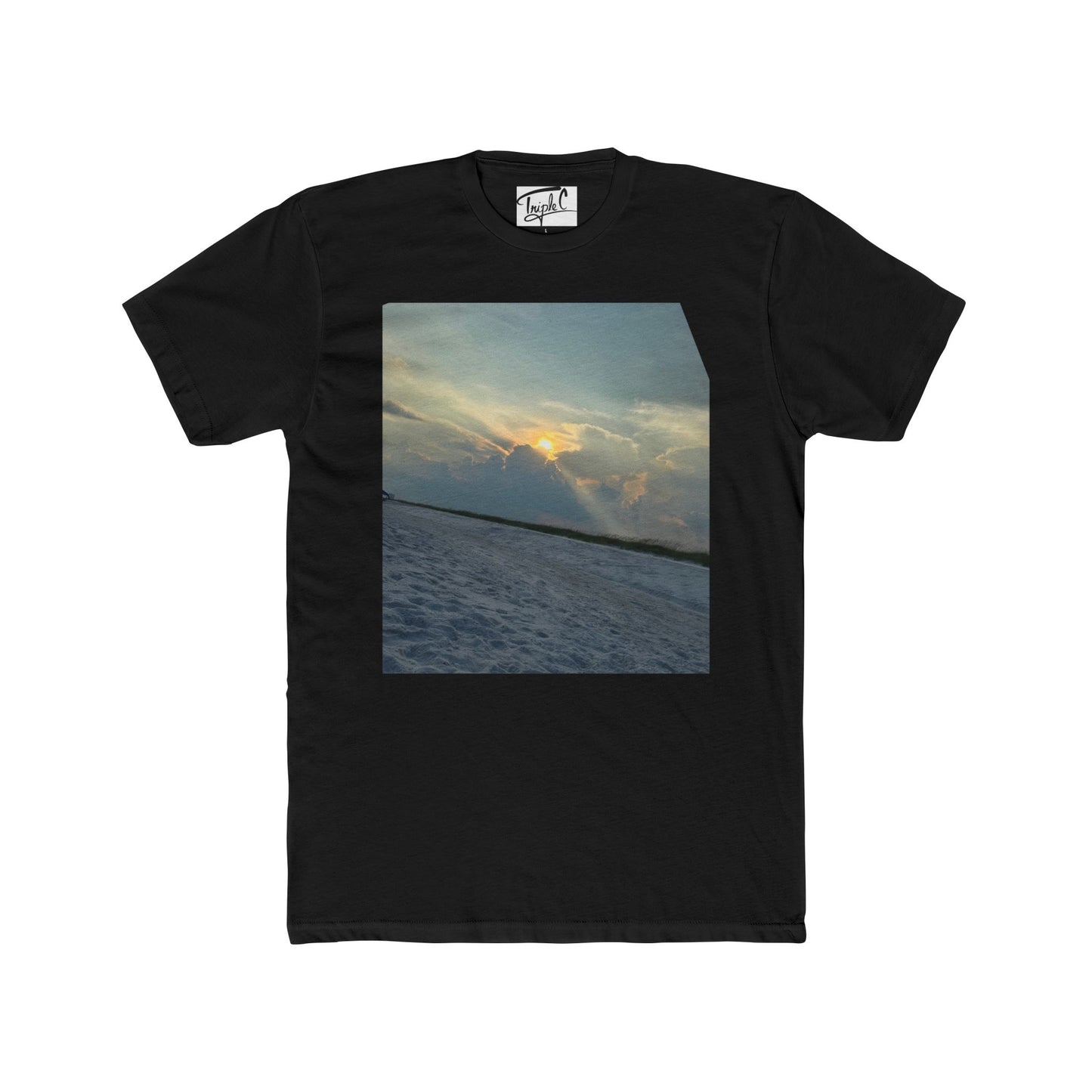Copy of Sunset Breeze Unisex Cotton Crew Tee - Relaxed Beach Vibes