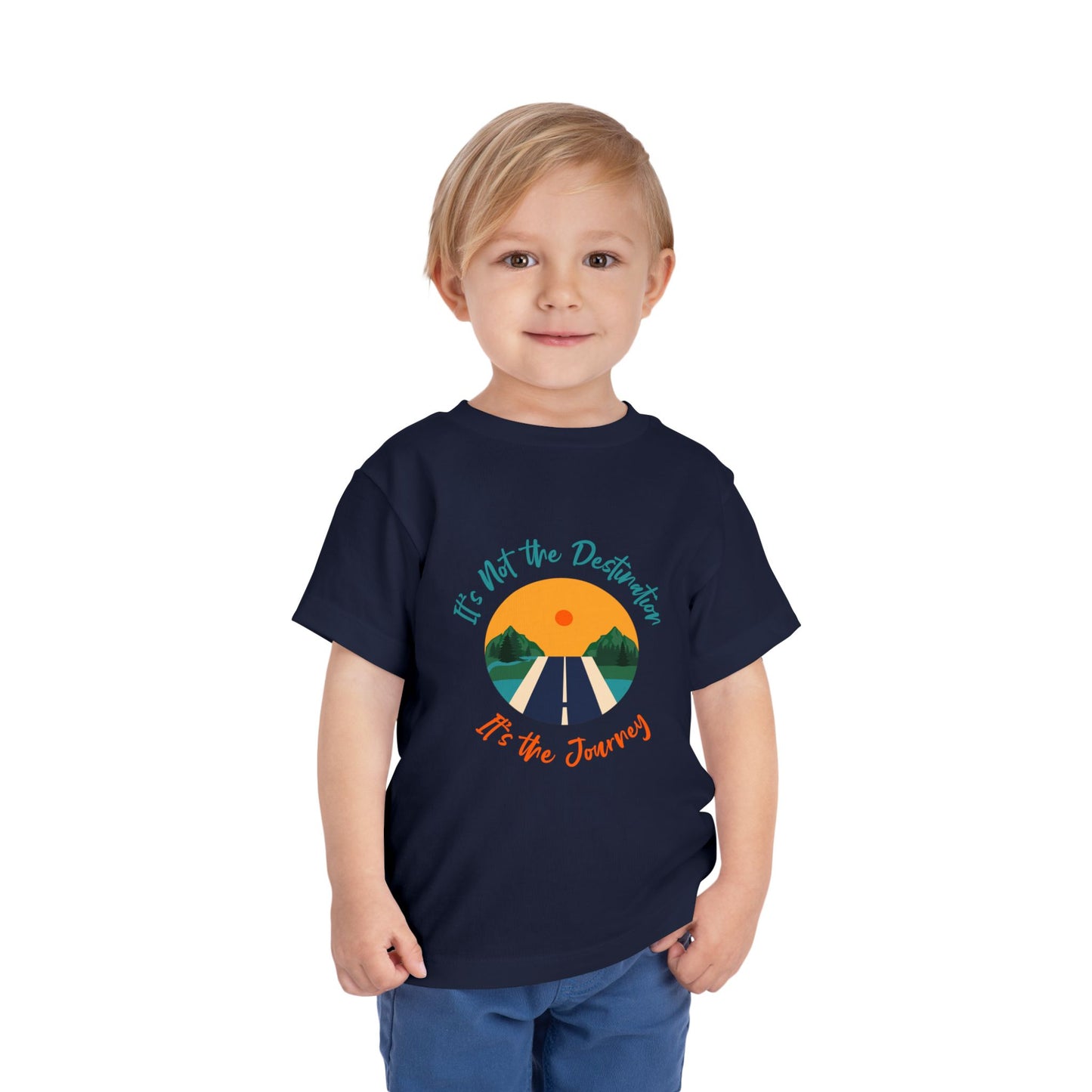 Toddler Adventure Tee - Inspirational Journey, Kids Summer Shirt, Cute Toddler Apparel, Family Vacations, Outdoor Fun