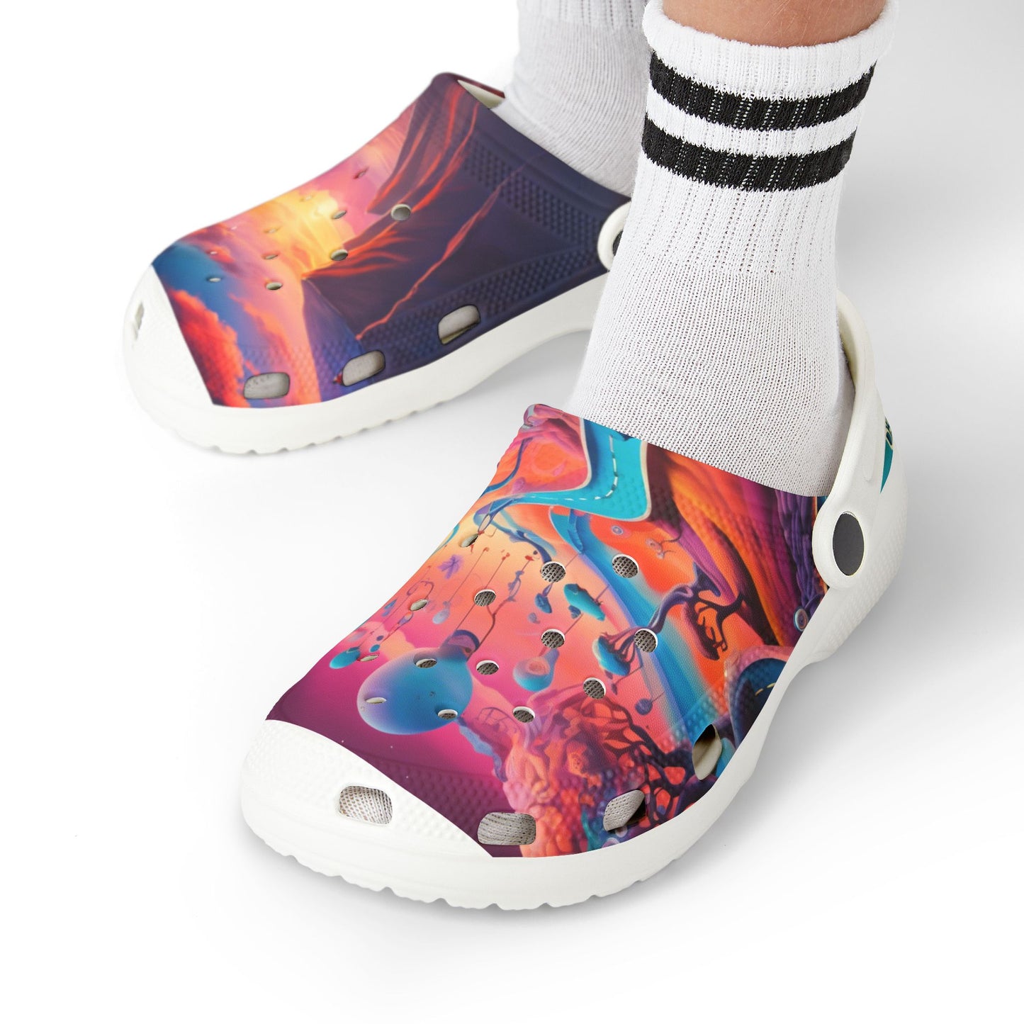 Colorful Kids' EVA Foam Clogs | Fun, Comfortable Footwear for Playtime, Summer Adventures, Gifts, Outdoor Activities, and Festivals