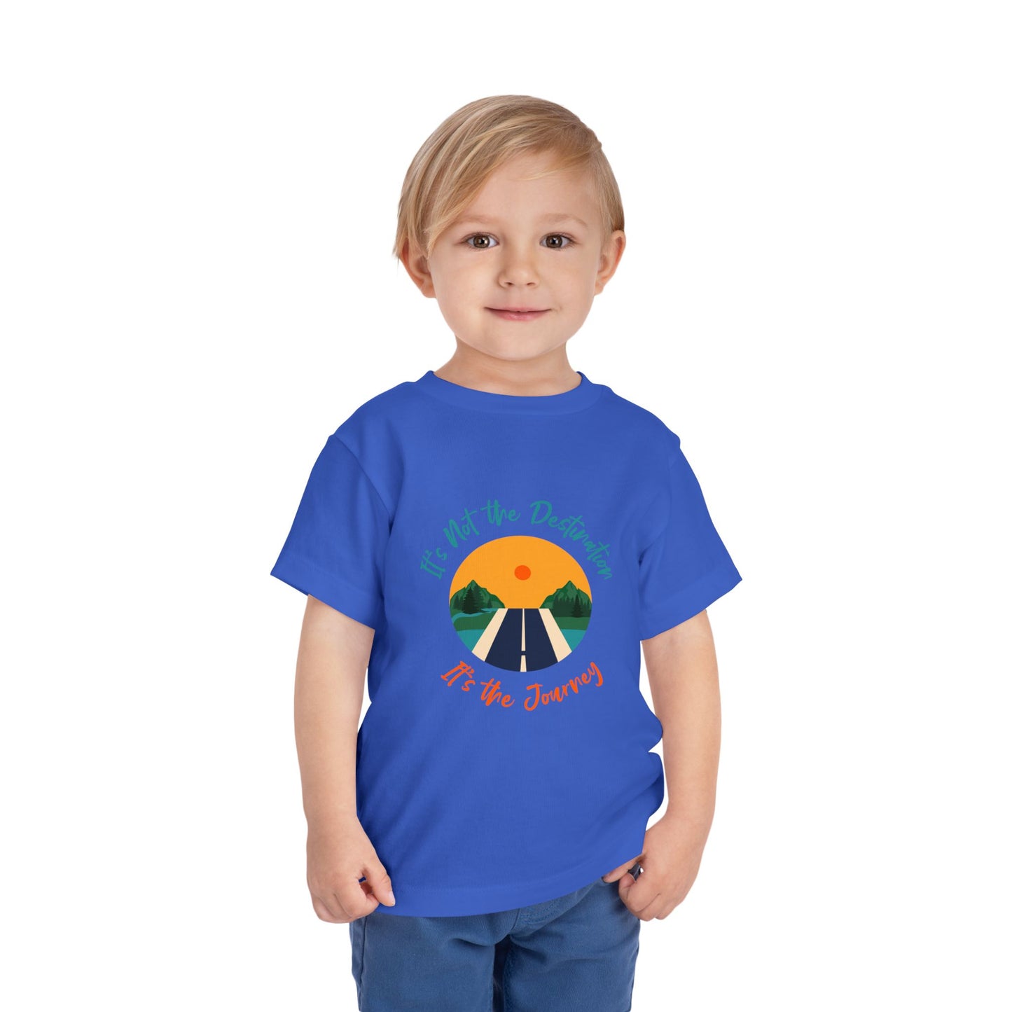 Toddler Adventure Tee - Inspirational Journey, Kids Summer Shirt, Cute Toddler Apparel, Family Vacations, Outdoor Fun