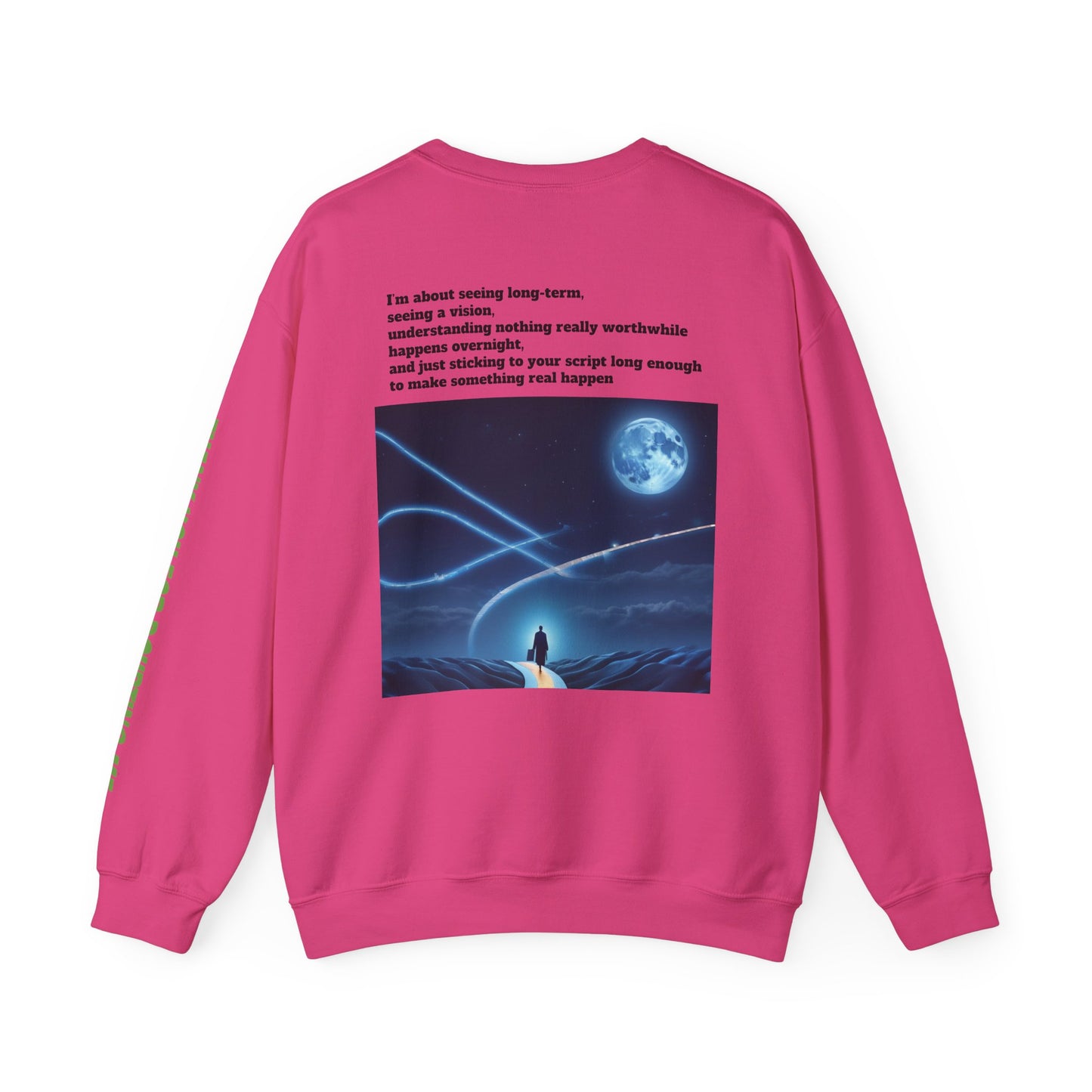 Inspirational Crewneck Sweatshirt - Thank You For Supporting Me