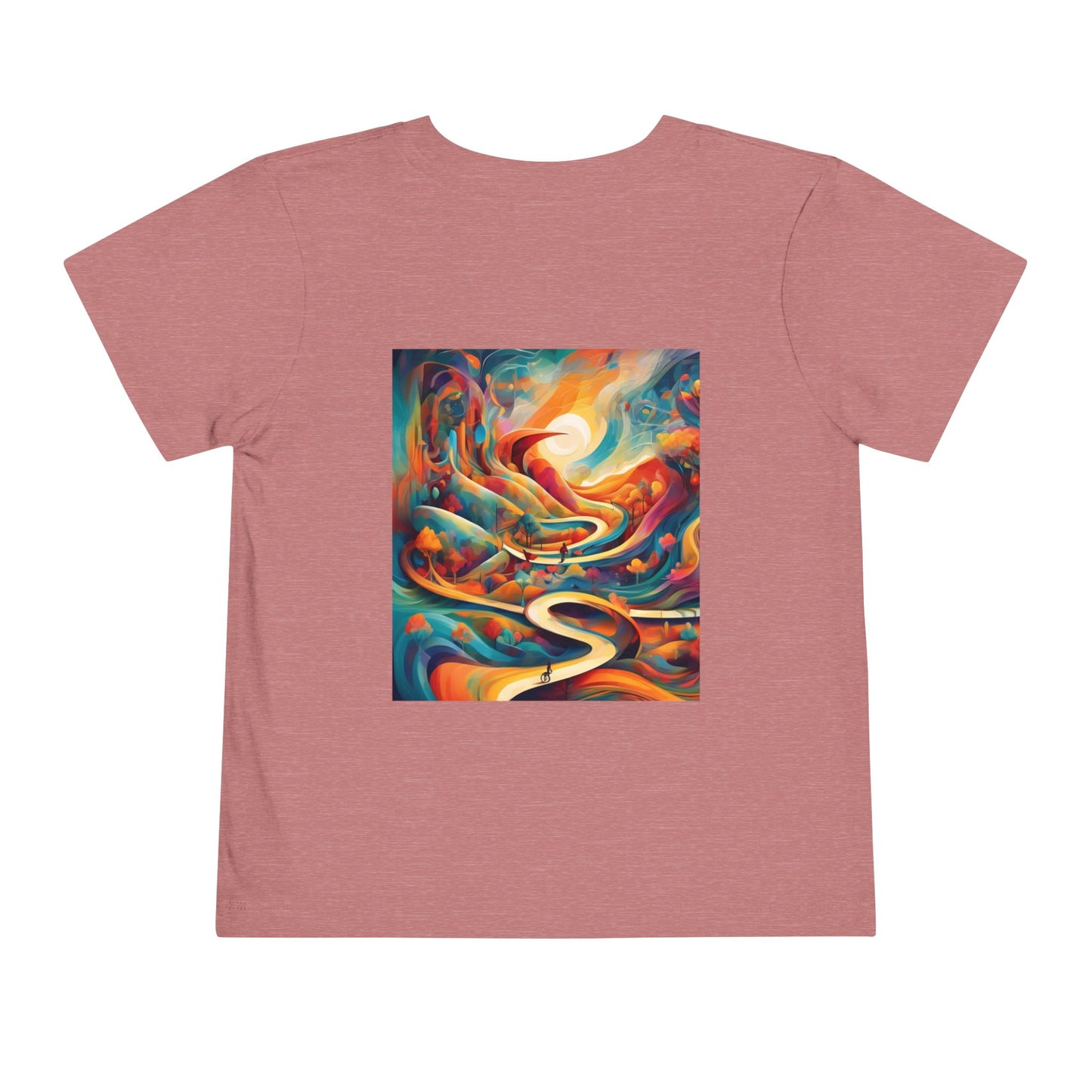 Inspirational Toddler Short Sleeve Tee - "Chances Make Champions" Adventure Design