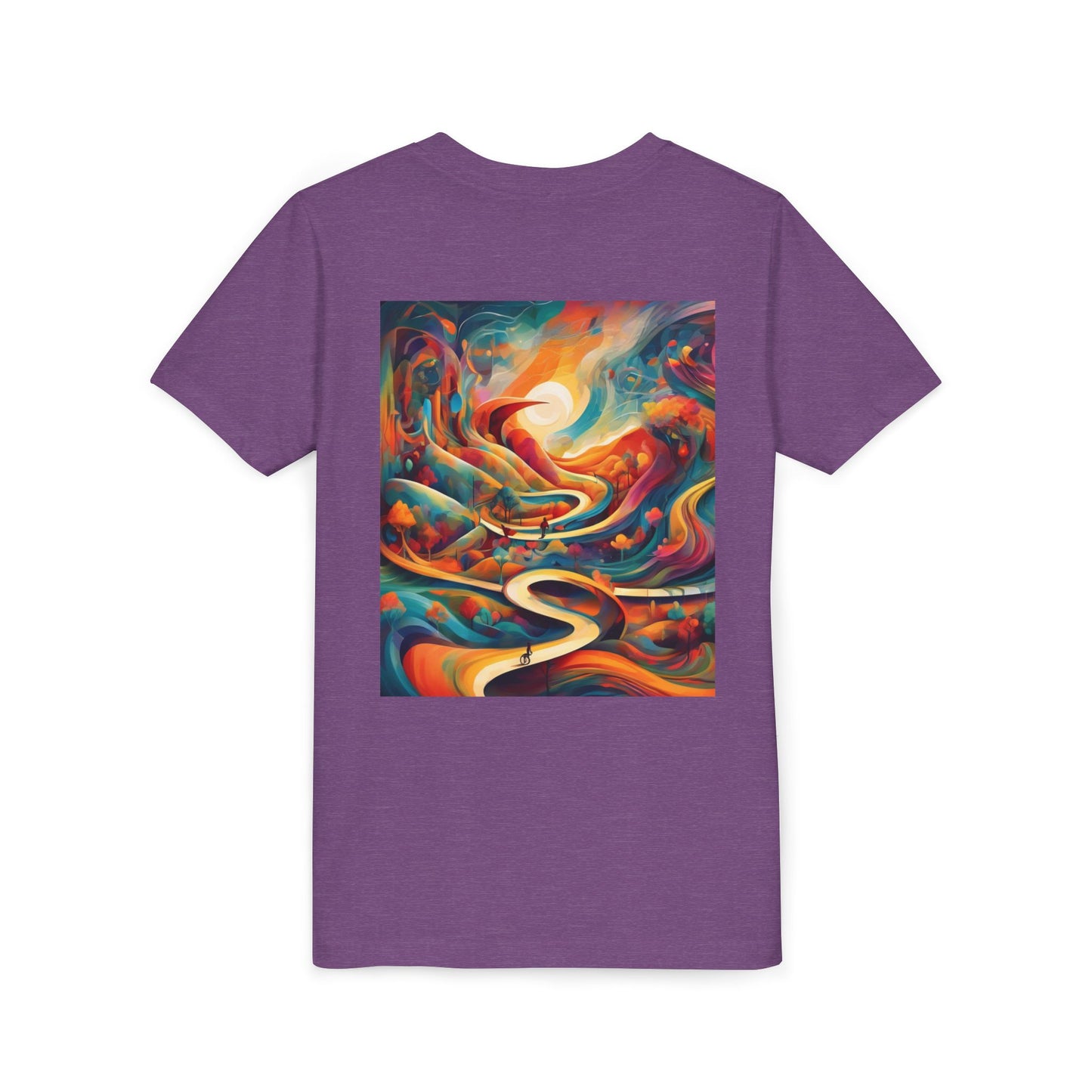 Youth Short Sleeve Tee - Inspirational Art with 'Chances Make Champions' Design