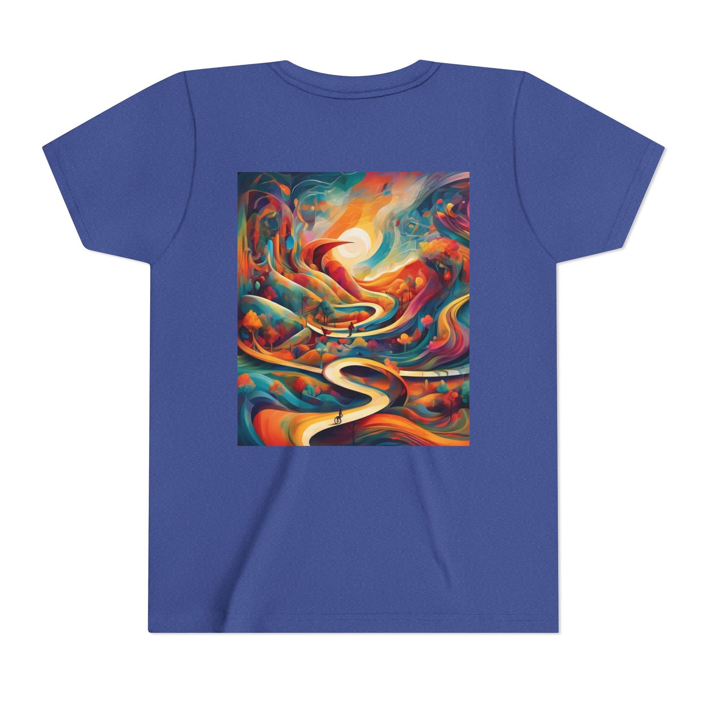 Youth Short Sleeve Tee - Inspirational Art with 'Chances Make Champions' Design