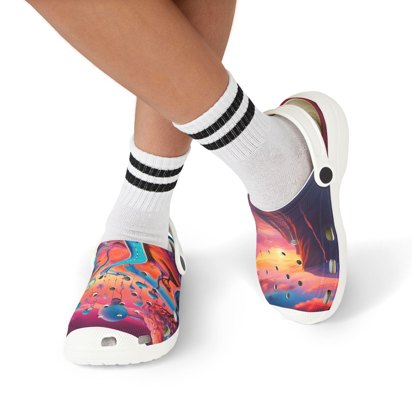 Colorful Kids' EVA Foam Clogs | Fun, Comfortable Footwear for Playtime, Summer Adventures, Gifts, Outdoor Activities, and Festivals