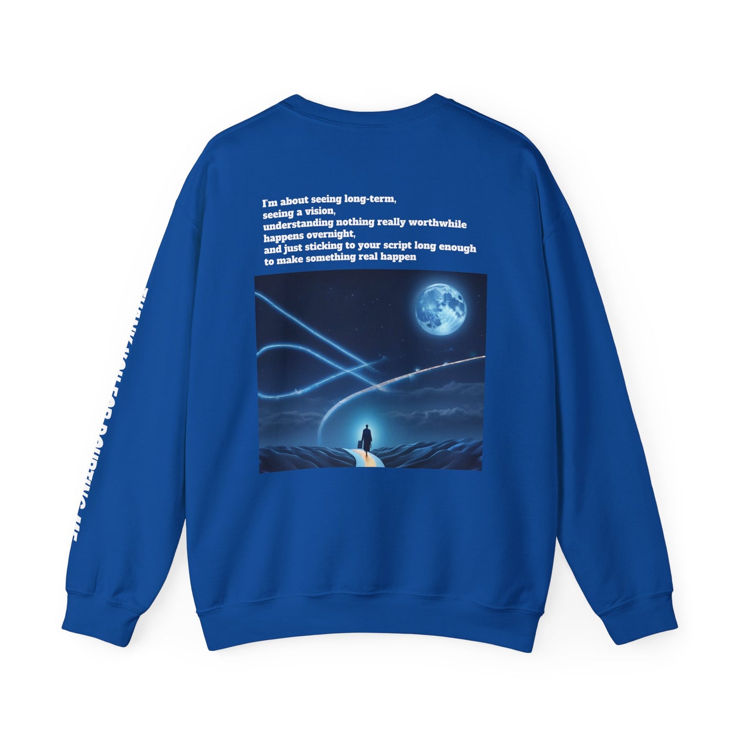 Inspirational Crewneck Sweatshirt - Thank You For Supporting Me