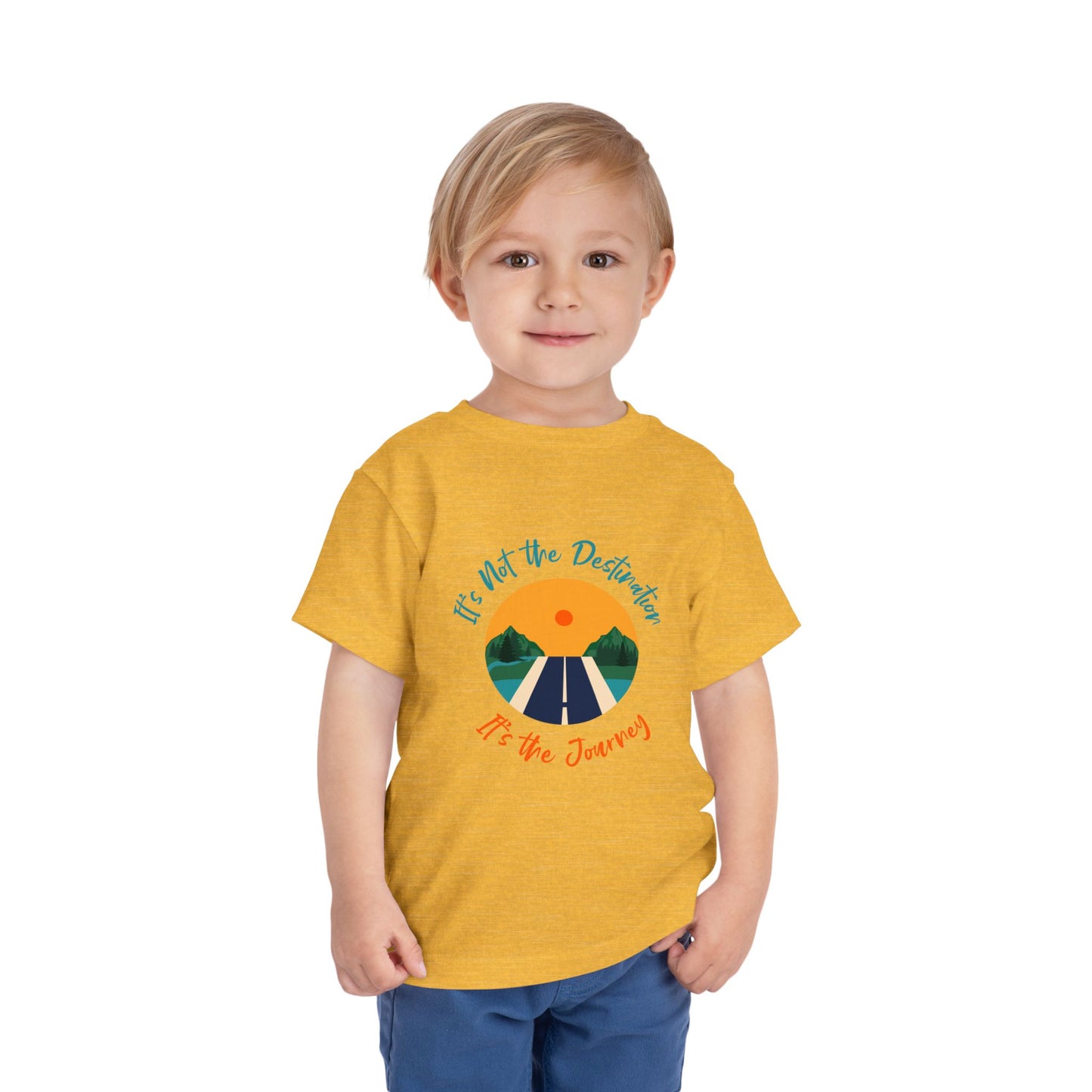Toddler Adventure Tee - Inspirational Journey, Kids Summer Shirt, Cute Toddler Apparel, Family Vacations, Outdoor Fun