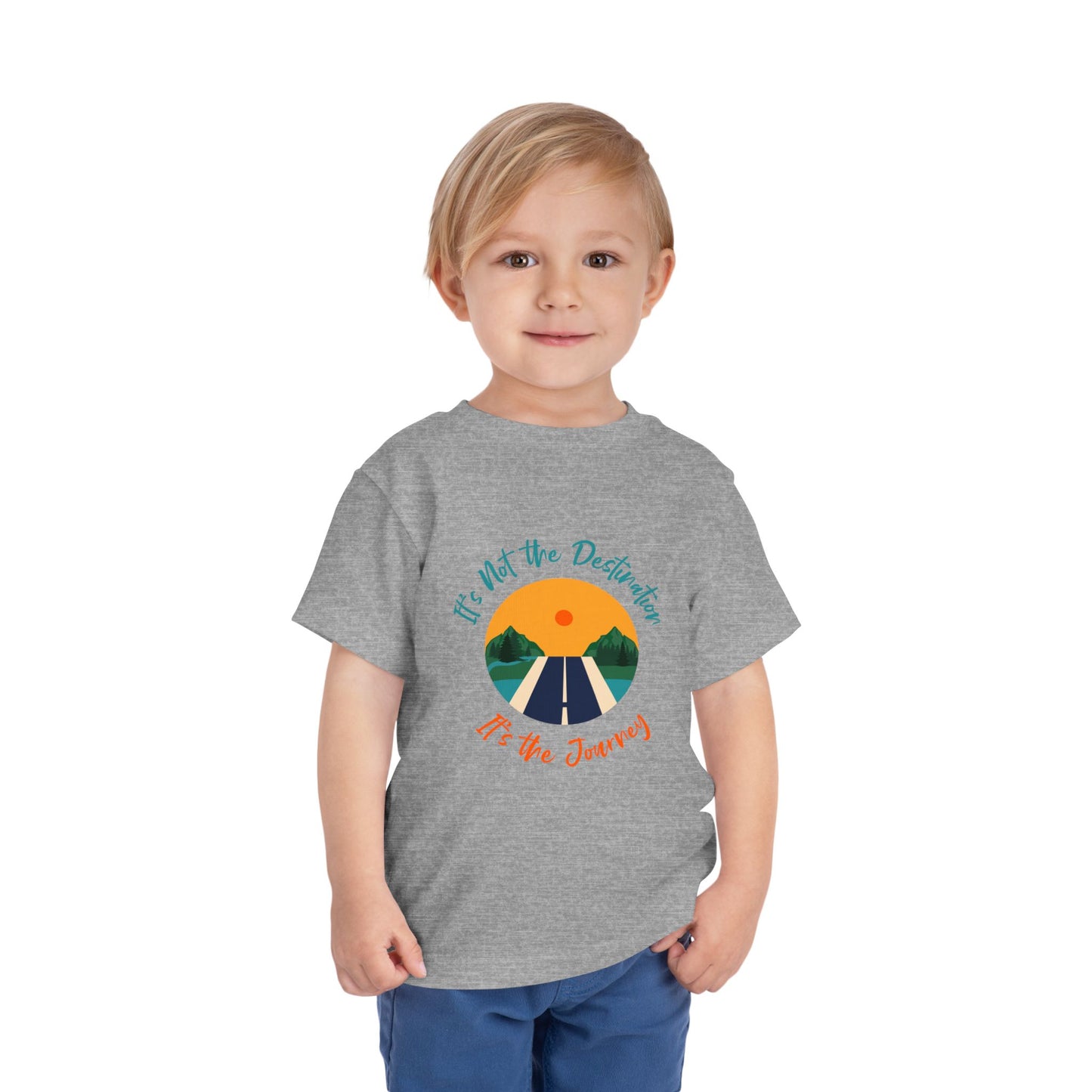 Toddler Adventure Tee - Inspirational Journey, Kids Summer Shirt, Cute Toddler Apparel, Family Vacations, Outdoor Fun