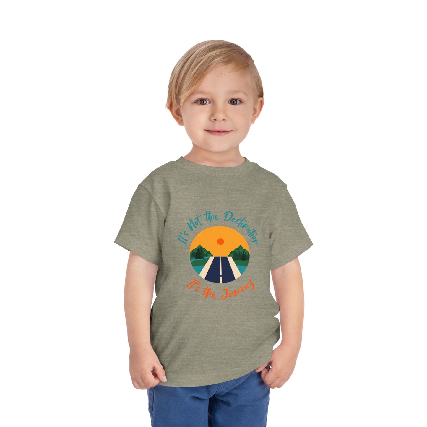 Toddler Adventure Tee - Inspirational Journey, Kids Summer Shirt, Cute Toddler Apparel, Family Vacations, Outdoor Fun