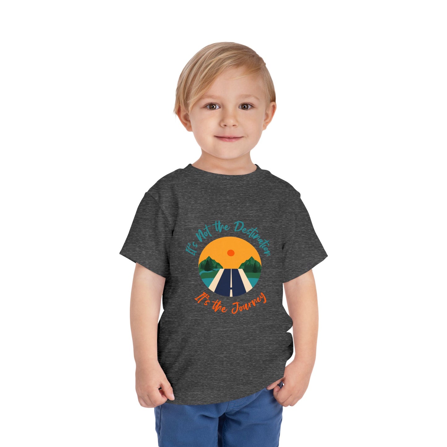 Toddler Adventure Tee - Inspirational Journey, Kids Summer Shirt, Cute Toddler Apparel, Family Vacations, Outdoor Fun