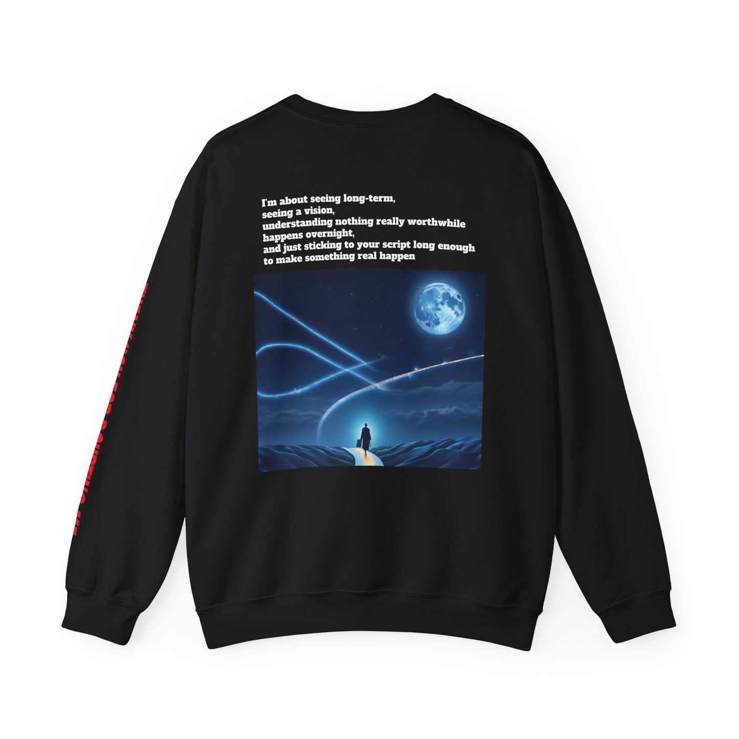 Inspirational Crewneck Sweatshirt - Thank You For Supporting Me