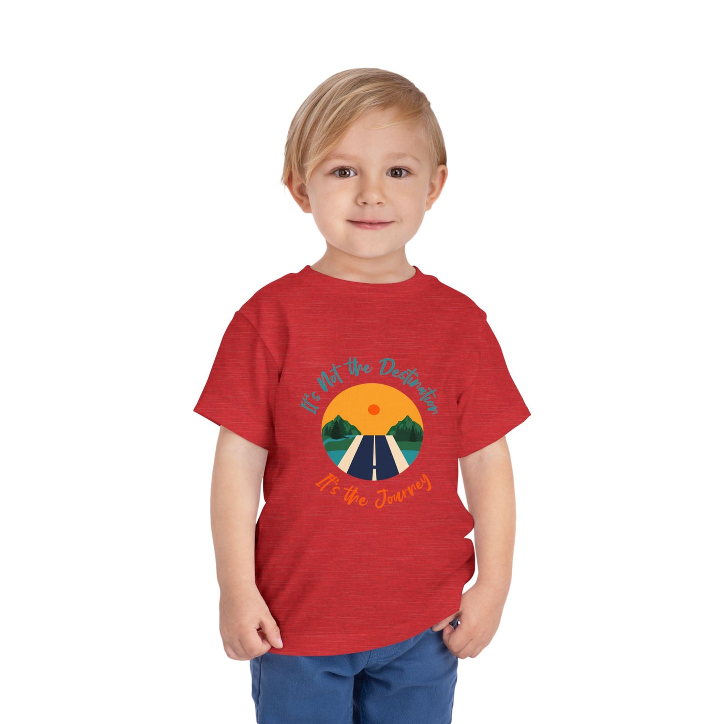 Toddler Adventure Tee - Inspirational Journey, Kids Summer Shirt, Cute Toddler Apparel, Family Vacations, Outdoor Fun